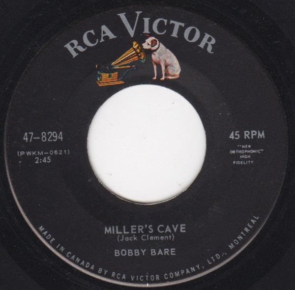 Bobby Bare - Miller's Cave (7", Single) (Near Mint (NM or M-))