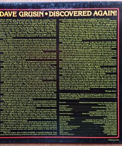 Alternative view of Dave Grusin - Discovered Again! (LP, Album, Ltd, Dir) (Very Good Plus (VG+))
