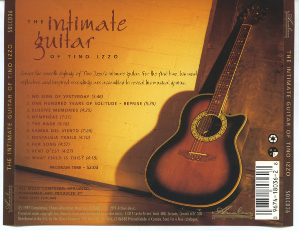 Tino Izzo - The Intimate Guitar Of Tino Izzo (CD, Album) (Near Mint (NM or M-)) - Image 2