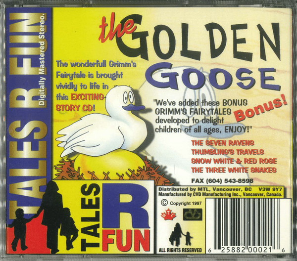 Various - Tales From The Grimm's Fairytales - The Golden Goose (CD) (Near Mint (NM or M-)) - Image 2