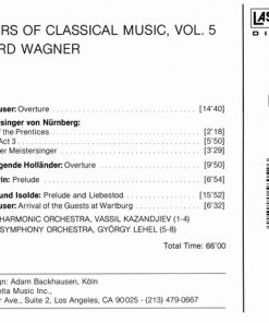Alternative view of Richard Wagner - Masters Of Classical Music, Vol.5: Wagner (CD, Comp) (Near Mint (NM or M-))