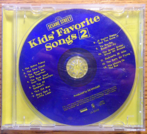 Sesame Street - Kid's Favorite Songs 2 (CD, Album, Comp, Club) (Near Mint (NM or M-)) - Image 3