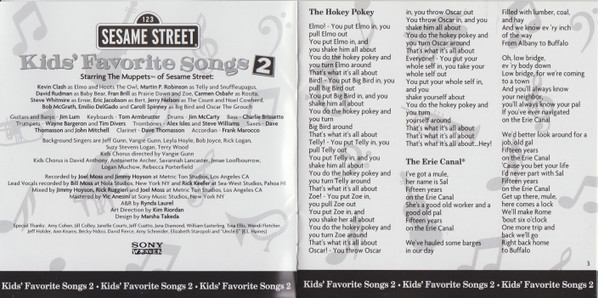 Sesame Street - Kid's Favorite Songs 2 (CD, Album, Comp, Club) (Near Mint (NM or M-)) - Image 5