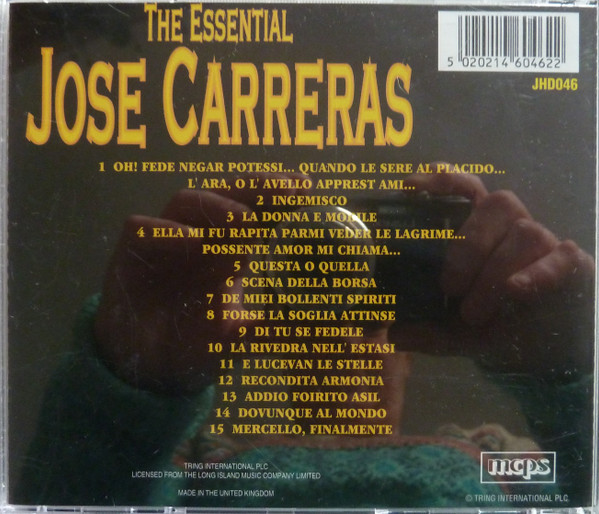 José Carreras - The Essential (CD, Album, Comp) (Mint (M)) - Image 2