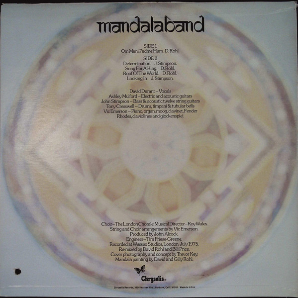 Mandalaband - Mandalaband (LP) (Near Mint (NM or M-)) - Image 2