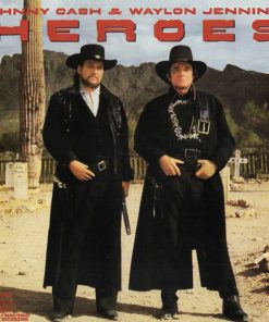 Johnny Cash & Waylon Jennings - Heroes (CD, Album) (Near Mint (NM or M-))