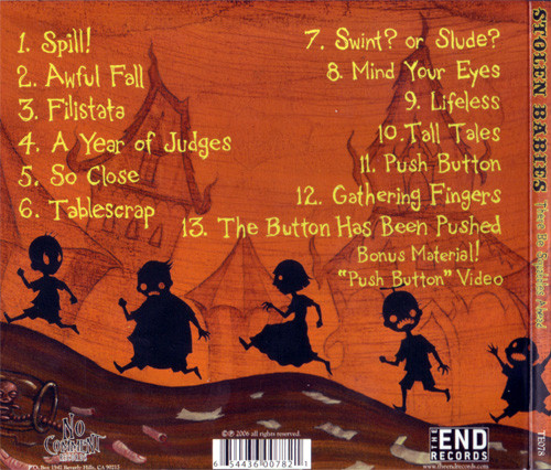 Stolen Babies - There Be Squabbles Ahead (CD, Album, Enh, Dig) (Mint (M)) - Image 2