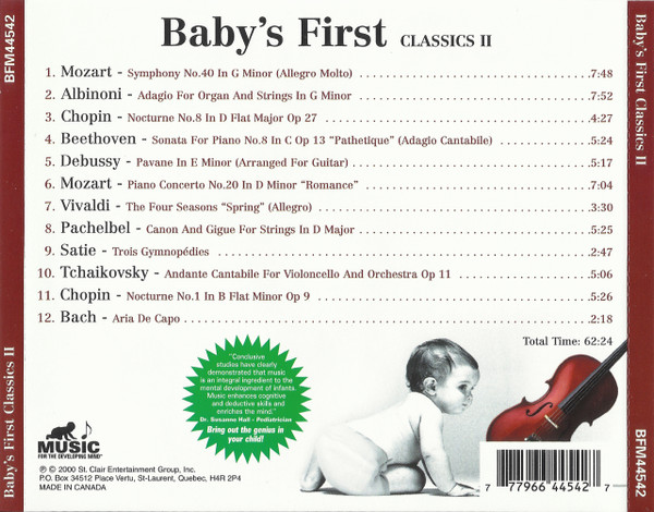 Various - Baby's First Classics II (CD, Comp) (Mint (M)) - Image 2