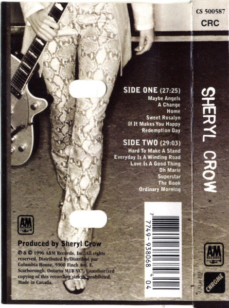 Sheryl Crow - Sheryl Crow (Cass, Album, Club, Chr) (Near Mint (NM or M-)) - Image 2