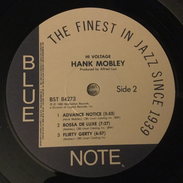 Hank Mobley - Hi Voltage (LP, Album, RE, RM) (Mint (M)) - Image 4