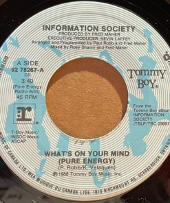Information Society - What's On Your Mind (Pure Energy) (7", Single) (Near Mint (NM or M-))