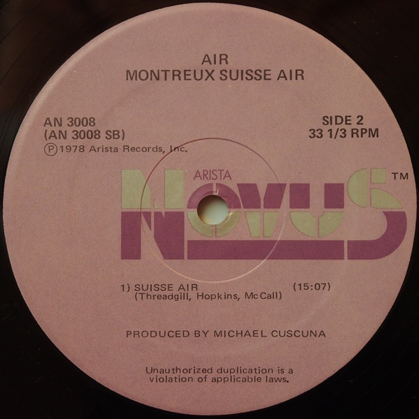 Air (4) - Montreux Suisse Air (Live At Montreux 1978) (LP, Album) (Near Mint (NM or M-)) - Image 4