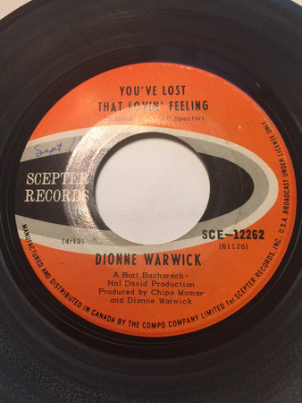 Dionne Warwick - You've Lost That Lovin' Feeling (7", Single) (Very Good (VG))