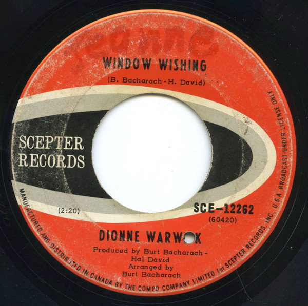 Dionne Warwick - You've Lost That Lovin' Feeling (7", Single) (Very Good (VG)) - Image 2