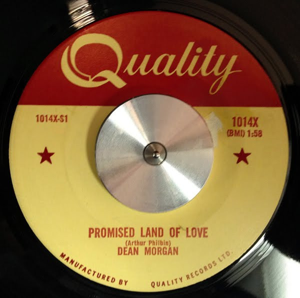 Dean Morgan - Promised Land Of Love (7") (Very Good Plus (VG+))