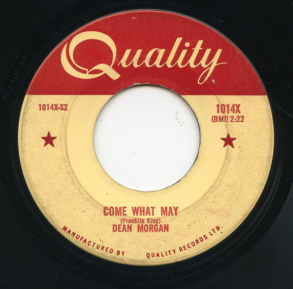 Dean Morgan - Promised Land Of Love (7") (Very Good Plus (VG+)) - Image 2