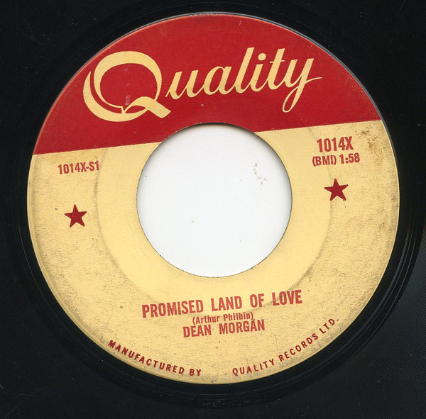 Dean Morgan - Promised Land Of Love (7") (Very Good Plus (VG+)) - Image 3