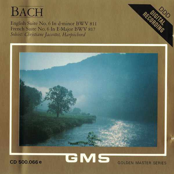 Bach* - Christiane Jaccottet - English And French Suite (CD, Album) (Near Mint (NM or M-))