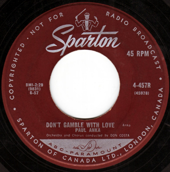 Paul Anka - Diana (7") (Good Plus (G+)) - Image 2