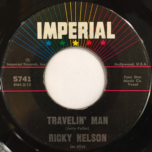 Ricky Nelson (2) - Travelin' Man / Hello Mary Lou (7", Single) (Near Mint (NM or M-))