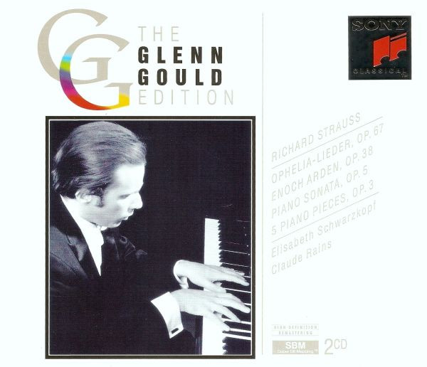Glenn Gould, Richard Strauss, Elisabeth Schwarzkopf, Claude Rains - Ophelia-Lieder, Op. 67; Enoch Arden, Op. 38; Piano Sonata, Op. 5; 5 Piano Pieces, Op. 3 (2xCD, Comp, RM) (Near Mint (NM or M-))
