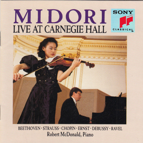 Midori*, Robert McDonald - Live At Carnegie Hall (CD, Album, DAD) (Near Mint (NM or M-))
