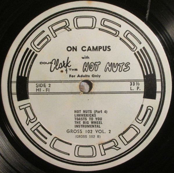 Doug Clark & The Hot Nuts - On Campus (LP, Album, Mono) (Good Plus (G+)) - Image 4
