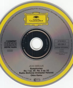 Sibelius* - Radio-Sinfonie-Orchester Helsinki*, Okko Kamu - Symphonien Nr. 1 & 3 (CD, RE, RM) (Near Mint (NM or M-)) - Image 3