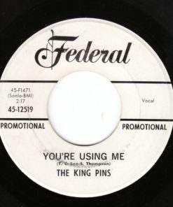 The King Pins -  I Got The Monkey Off My Back / You're Using Me  (7", Single, Promo) (Very Good Plus (VG+))