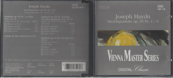 Joseph Haydn - Streichquartette Op.64 Nr. 4-6 (CD) (Near Mint (NM or M-)) - Image 5