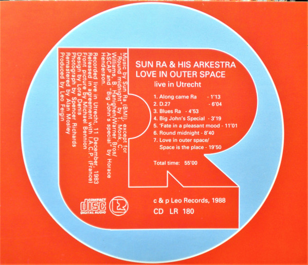 The Sun Ra Arkestra - Love In Outer Space (CD, Album, RE, RM) (Near Mint (NM or M-)) - Image 2
