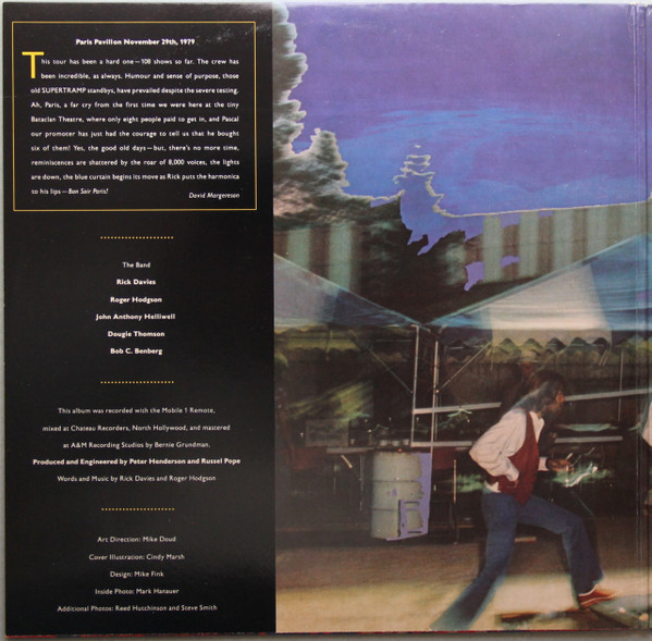 Supertramp - Paris (2xLP, Album, Club, CRC) (Mint (M)) - Image 2