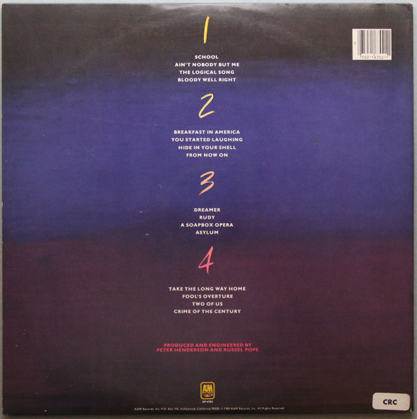 Supertramp - Paris (2xLP, Album, Club, CRC) (Mint (M)) - Image 4