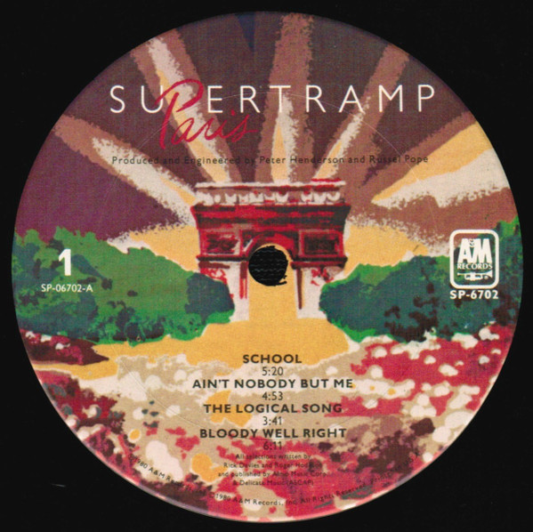Supertramp - Paris (2xLP, Album, Club, CRC) (Mint (M)) - Image 5