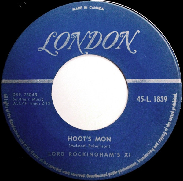 Lord Rockingham's XI - Hoot's Mon (7", Single) (Very Good (VG))