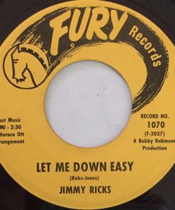 Jimmy Ricks (2) - Let Me Down Easy / I Wonder (7", Single) (Very Good Plus (VG+))
