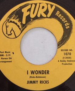 Alternative view of Jimmy Ricks (2) - Let Me Down Easy / I Wonder (7", Single) (Very Good Plus (VG+))