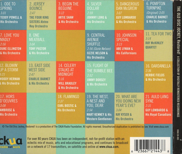 Various - The Old Disc Jockey, Restored! (CD, Album, Comp) (Near Mint (NM or M-)) - Image 2