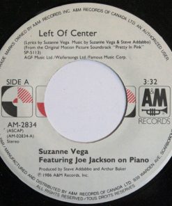 Suzanne Vega Featuring Joe Jackson - Left Of Center (7", Single) (Very Good Plus (VG+))