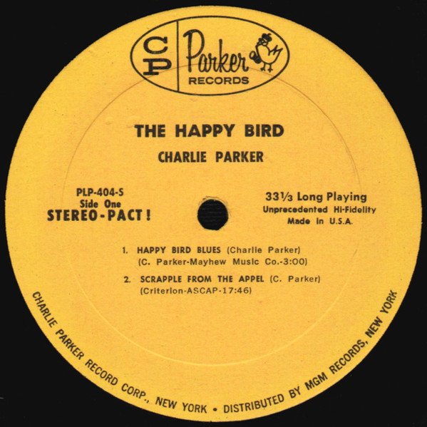 Charlie Parker - The Happy "Bird" (LP, Album) (Very Good Plus (VG+)) - Image 3