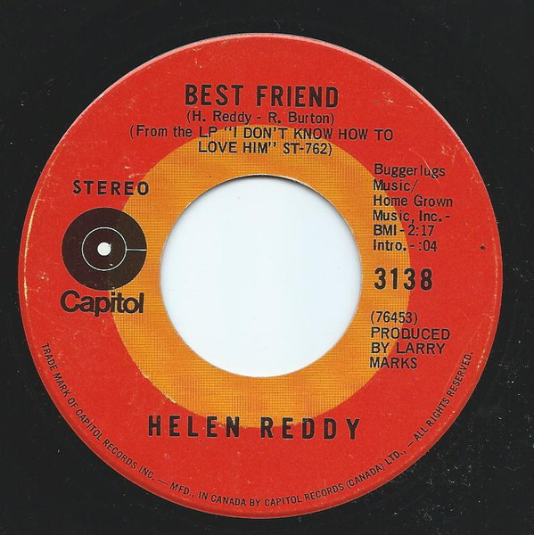 Helen Reddy - Crazy Love (7", Single) (Near Mint (NM or M-)) - Image 2