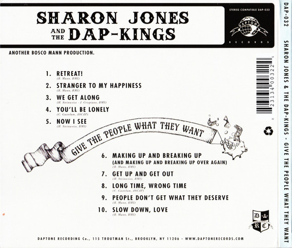 Sharon Jones & The Dap-Kings - Give The People What They Want (CD, Album) (Mint (M)) - Image 2