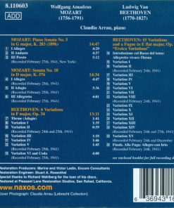 Alternative view of Claudio Arrau / Mozart*, Beethoven* - Arrau: Mozart / Beethoven (Historical Recordings 1941) (CD, Comp, RM) (Near Mint (NM or M-))
