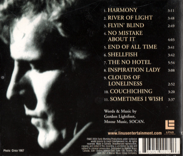 Gordon Lightfoot - Harmony (CD, Album) (Mint (M)) - Image 3