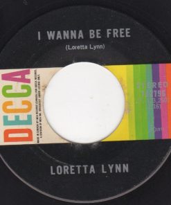 Loretta Lynn - I Wanna Be Free (7") (Very Good (VG))