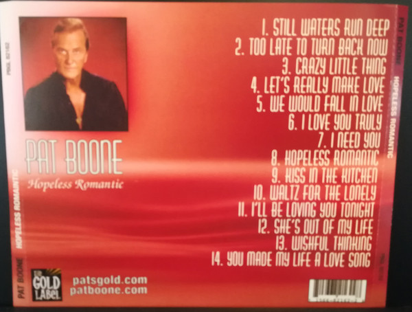 Pat Boone - Hopeless Romantic (CD, Album) (Mint (M)) - Image 2