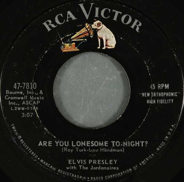 Elvis Presley - Are You Lonesome To-Night? / I Gotta Know (7", Single, Roc) (Very Good Plus (VG+))