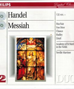 Handel*, The Academy Of St. Martin-in-the-Fields, Sir Neville Marriner - Messiah (2xCD, Album, RE, EDC) (Near Mint (NM or M-))