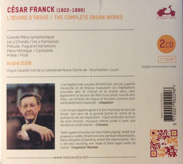 César Franck - André Isoir - Intégrale De L'Œuvre D'Orgue (2xCD, Album, RM) (Near Mint (NM or M-)) - Image 2