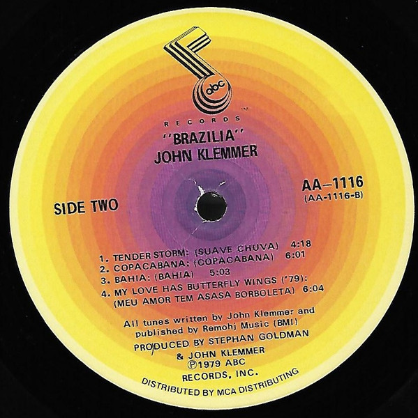 John Klemmer - Brazilia (LP, Album, Pic) (Very Good Plus (VG+)) - Image 3